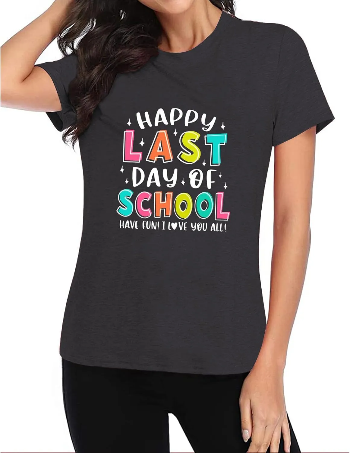 Bruh We Out Teachers Shirt Women Last Day of School Tee Shirt Schools Out for Summer Tshirt Casual Tops
