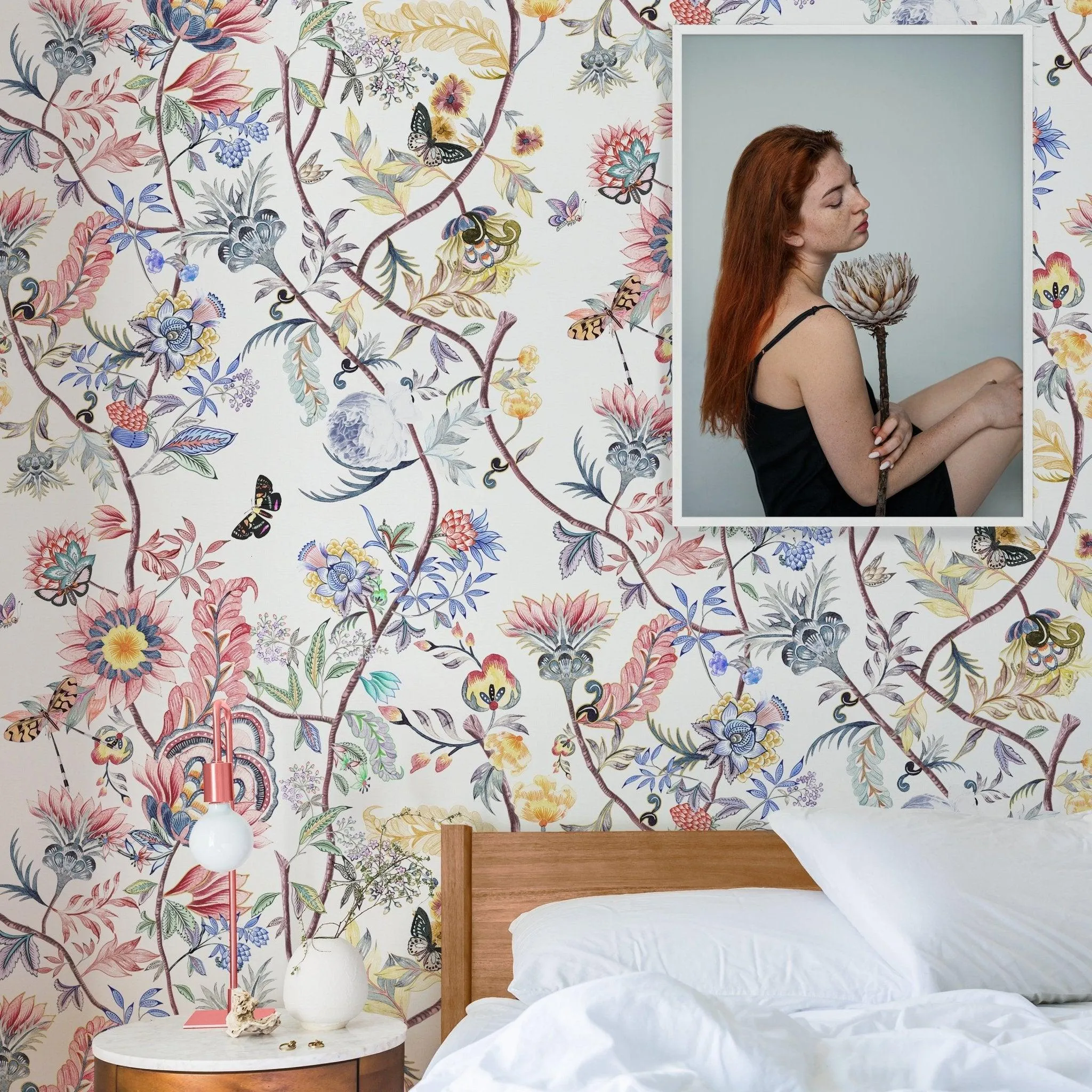 Floral Boho Wallpaper