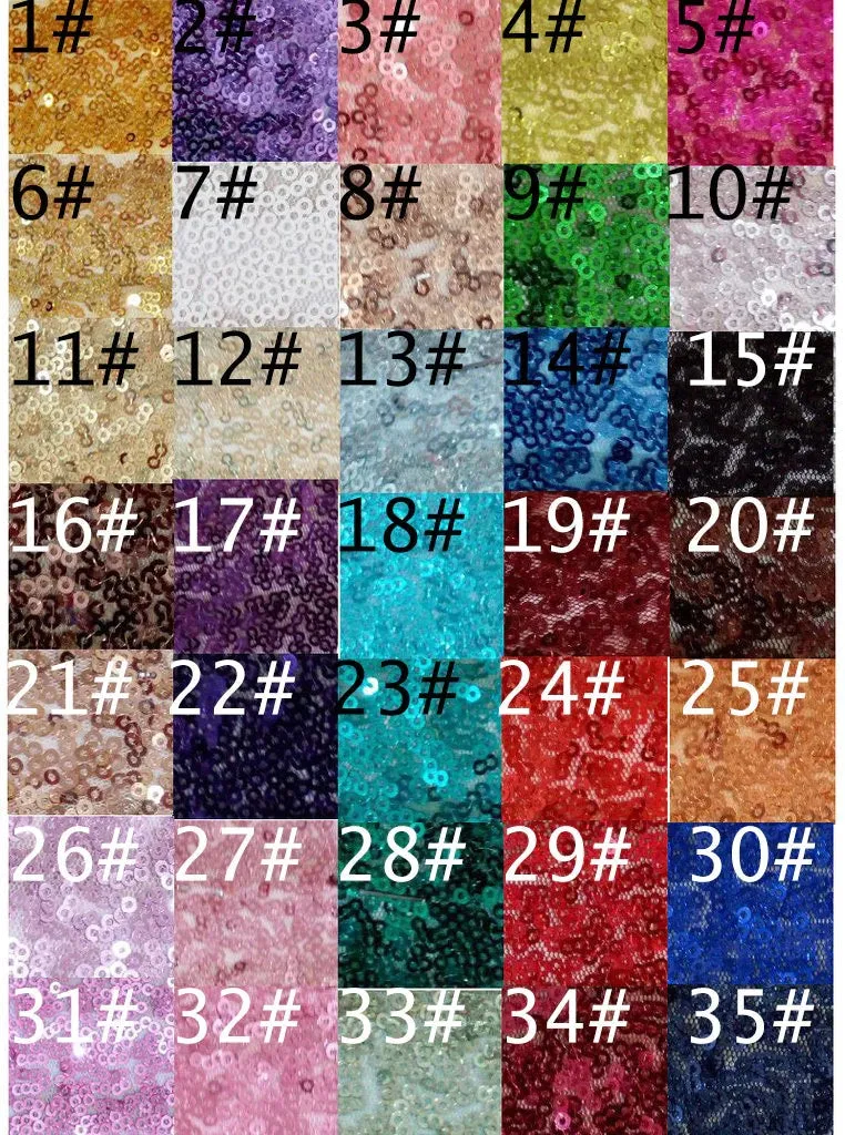 Glitter Light Blue V Neck Sequins Lace Prom Dresses with Slit VK24011205
