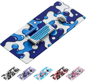 Kraken Gaming Mouse Pad Large Blue XXL Mouse Pad for Gaming - Desk Mat for Keyboard - Thick Artisan Mousepad for Desk (ICE Drip)