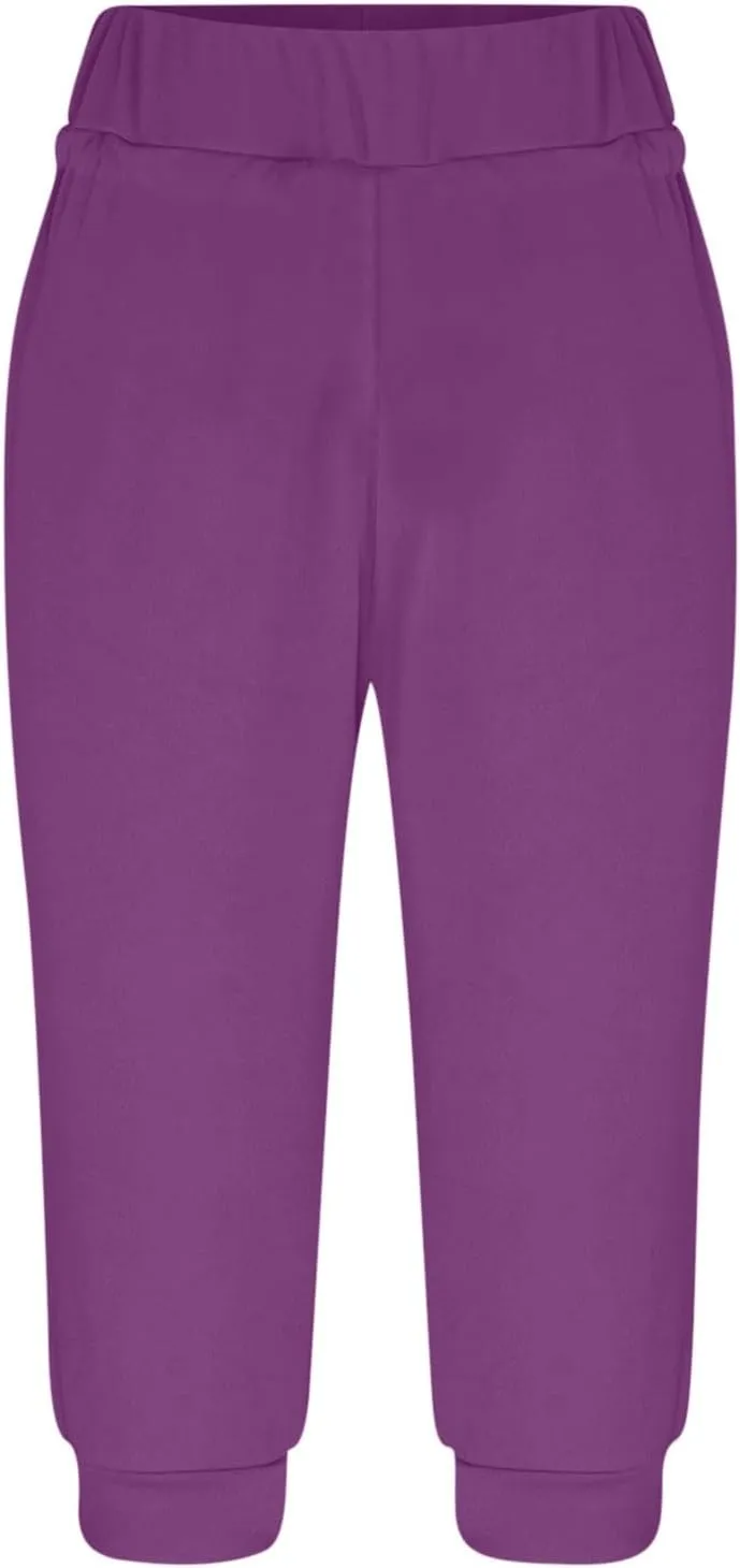 TANGNADE Women's Yoga Capris Pants Loose Soft Workout Joggers Joggers Elastic Waist Sweatpants Sports Casual Pants Pockets
