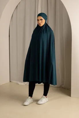 Tie Back Jilbab No Sleeves - Shades of Blue