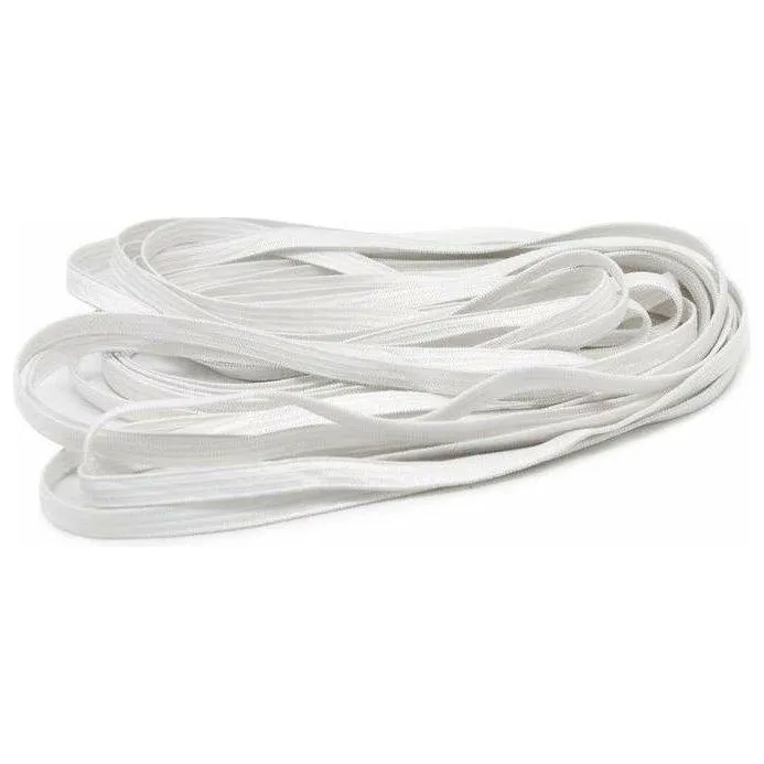 White Flat Elastic - 288 Yards